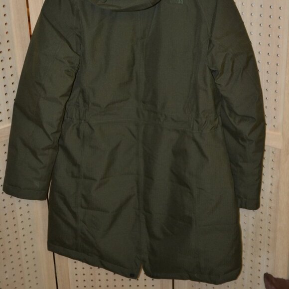 THE NORTH FACE Women Green Zip Front with Detachable Hood Size L - Picture 10 of 10